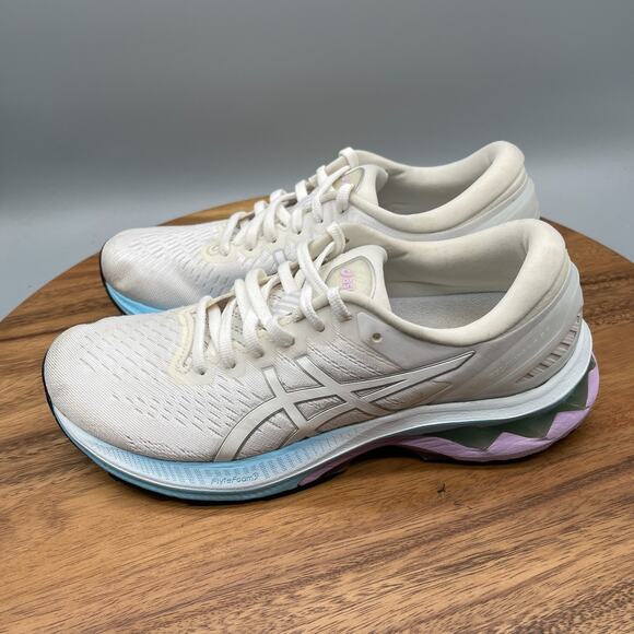 Asics Gel Kayano 27 Shoes Womens Size 8 White Running Comfort Walking Sneakers - Picture 3 of 8